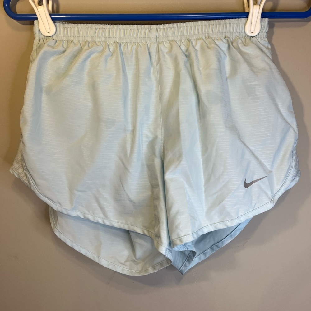 Nike Women's Sky Blue Athletic Shorts